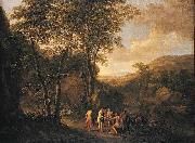 Jan Both Landscape with the Judgement of Paris oil painting artist